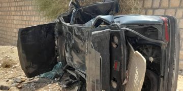 سقوط مرگبار سواری به داخل پل در محور فداغ _ دیده بان