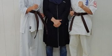 دو کاراته کای دختر فداغی موفق به گرفتن کمربند قهوه ای و امتیازهای بالاتر شدند