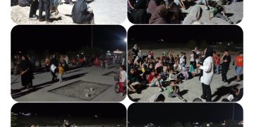 همایش پیاده روی شبانه بانوان فداغی بمناسبت هفته ملی جمعیت