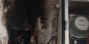 آتش سوزی یک منزل در فداغ بخاطر نوسانات مکرر برق