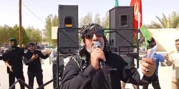 مراسم سوگواری و عزاداری و راهپیمایی جاماندگان اربعین در فداغ