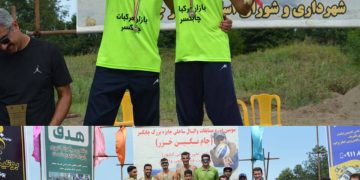 درخشش ضرغام منصوری ستاره فداغی و ملی پوش والیبال کشور در آسمان چابکسر