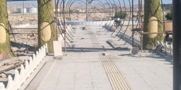 از ورودی جدید و تونل قلبی پارک فداغ رونمایی شد، گام تازه در پروژه ۷ میلیارد تومانی بازسازی پارک