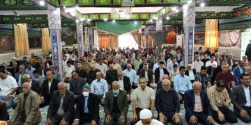 اقامه نماز عید سعید فطر در فداغ