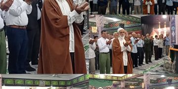 نماز عید سعید قربان در حسینیه جامع فداغ اقامه شد